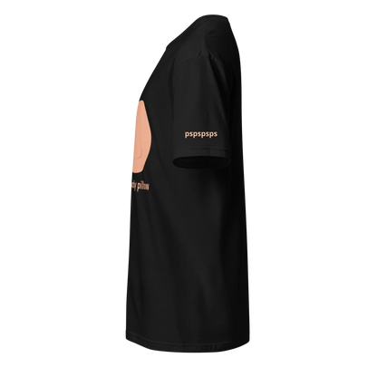 "Human Body Pillow" Cat Graphic T-Shirt
